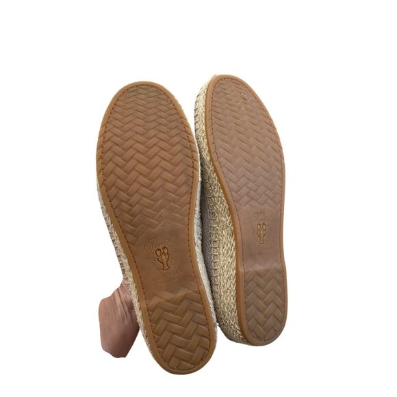 Cole Haan Womens Tan Espadrille Slip-On Loafers Flats Size 8B SKU 8408 - Picture 10 of 13